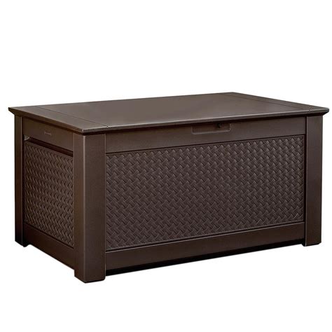 home depot metal storage box|outdoor deck boxes home depot.